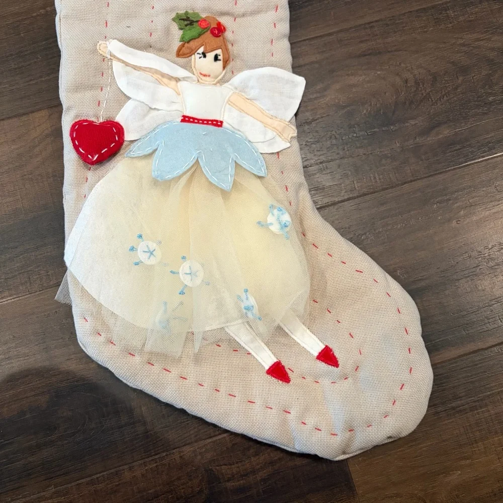Pottery Barn Kids Woodland Fairy Christmas Stocking